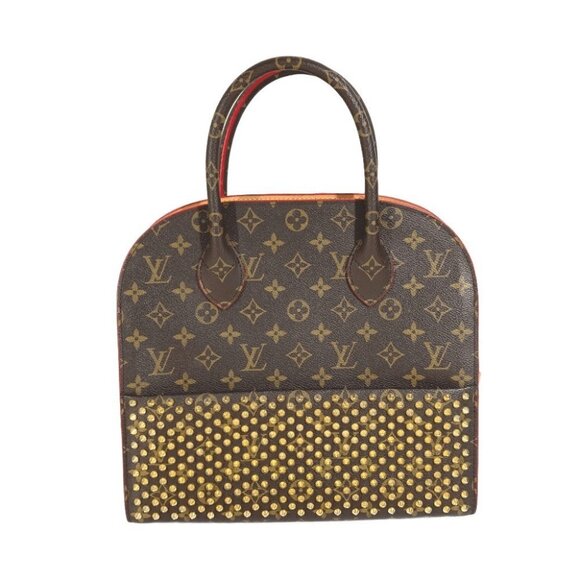 LOUIS VUITTON M41234 Monogram studs Iconoclast Tote Bag Hand Bag - Picture 1 of 15
